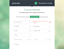 Tablet Screenshot of eurio.com